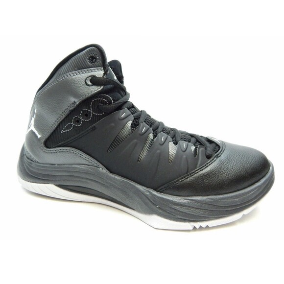 NEW JORDAN 2013 MEN\'S PRIME FLY BLACK WHITE DARK GREY BASKETBALL SHOES Sz 13 main image 6